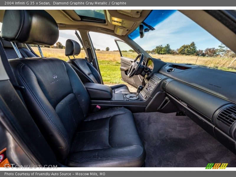 Diamond Graphite Gray Metallic / Graphite 2004 Infiniti G 35 x Sedan