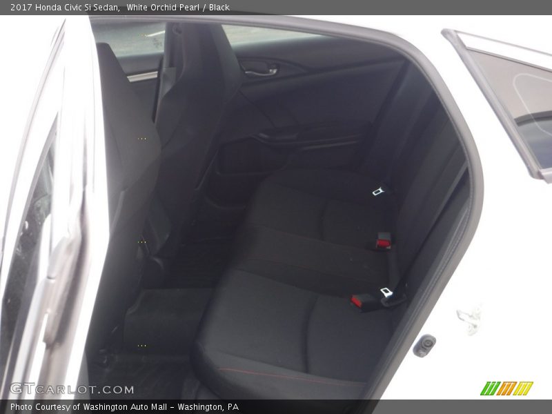 White Orchid Pearl / Black 2017 Honda Civic Si Sedan