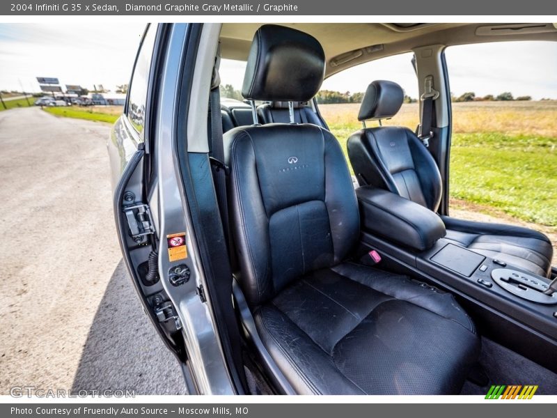 Diamond Graphite Gray Metallic / Graphite 2004 Infiniti G 35 x Sedan