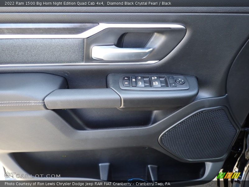 Diamond Black Crystal Pearl / Black 2022 Ram 1500 Big Horn Night Edition Quad Cab 4x4