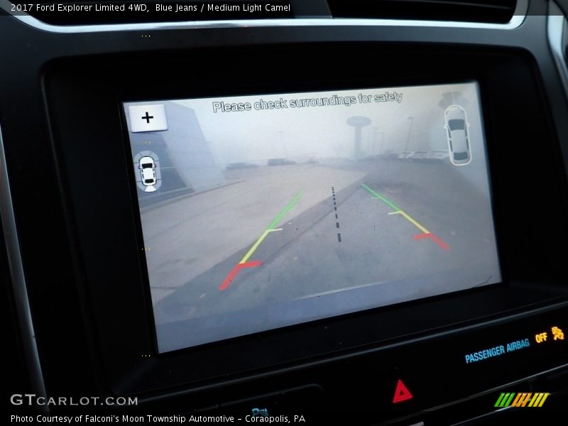 Blue Jeans / Medium Light Camel 2017 Ford Explorer Limited 4WD