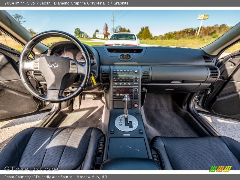 Diamond Graphite Gray Metallic / Graphite 2004 Infiniti G 35 x Sedan