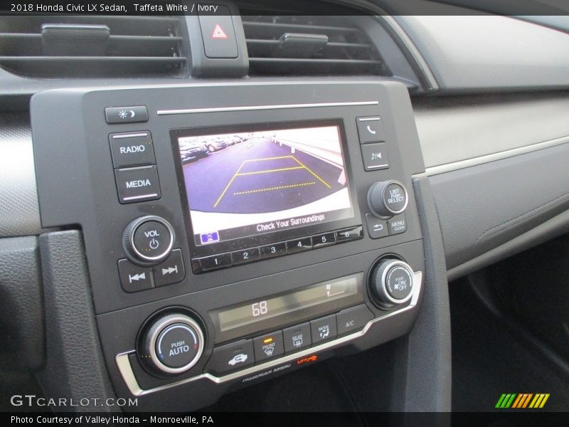 Taffeta White / Ivory 2018 Honda Civic LX Sedan
