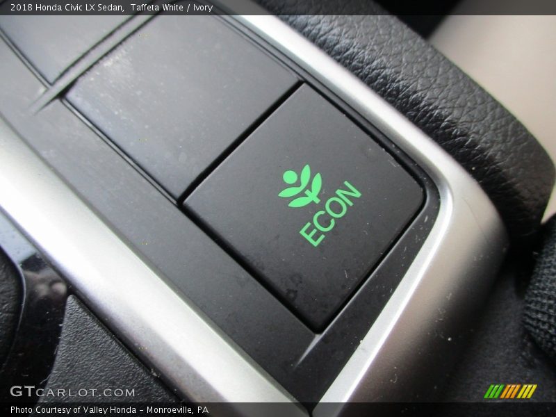 Taffeta White / Ivory 2018 Honda Civic LX Sedan