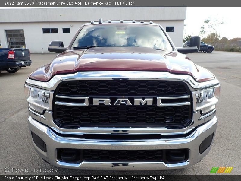 Delmonico Red Pearl / Black 2022 Ram 3500 Tradesman Crew Cab 4x4