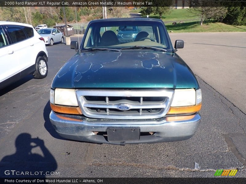 Amazon Green Metallic / Medium Prairie Tan 2000 Ford Ranger XLT Regular Cab