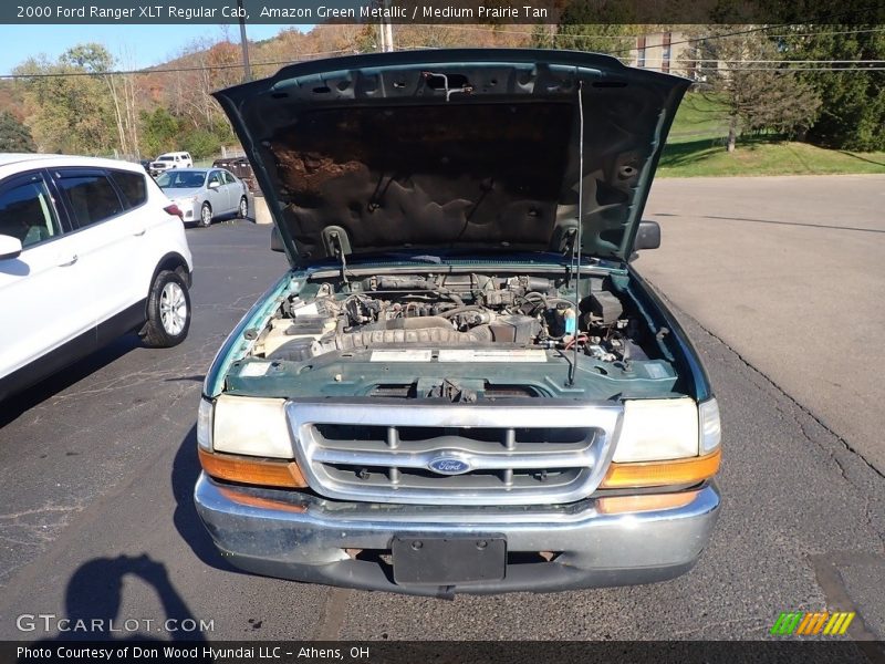 Amazon Green Metallic / Medium Prairie Tan 2000 Ford Ranger XLT Regular Cab