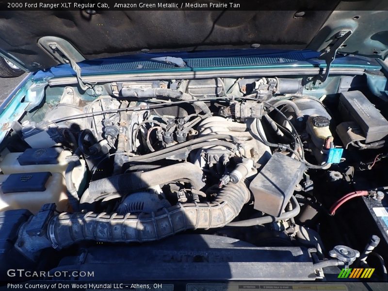 Amazon Green Metallic / Medium Prairie Tan 2000 Ford Ranger XLT Regular Cab
