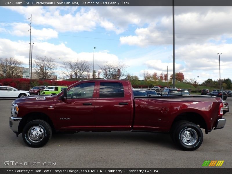 Delmonico Red Pearl / Black 2022 Ram 3500 Tradesman Crew Cab 4x4
