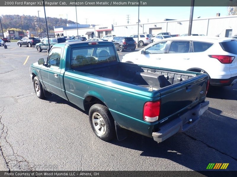 Amazon Green Metallic / Medium Prairie Tan 2000 Ford Ranger XLT Regular Cab