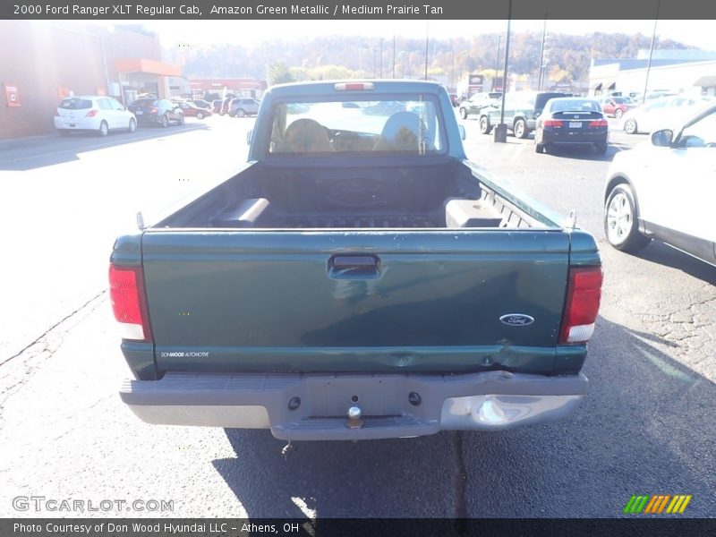 Amazon Green Metallic / Medium Prairie Tan 2000 Ford Ranger XLT Regular Cab