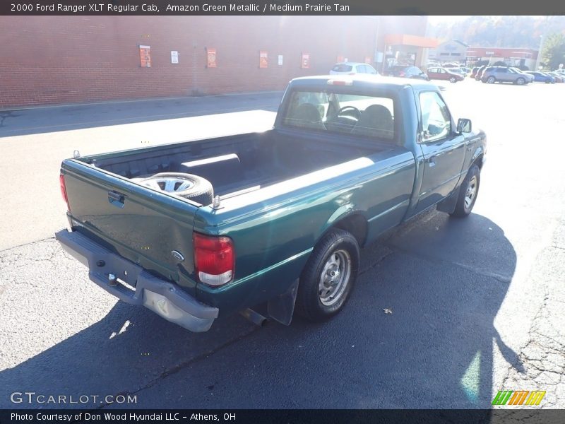 Amazon Green Metallic / Medium Prairie Tan 2000 Ford Ranger XLT Regular Cab