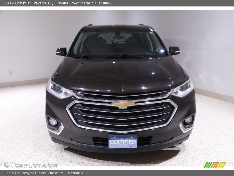 Havana Brown Metallic / Jet Black 2019 Chevrolet Traverse LT