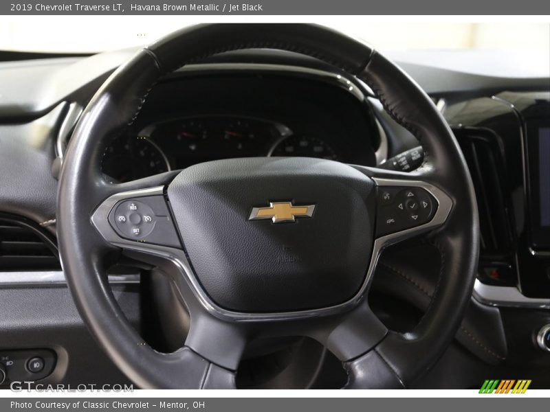 Havana Brown Metallic / Jet Black 2019 Chevrolet Traverse LT