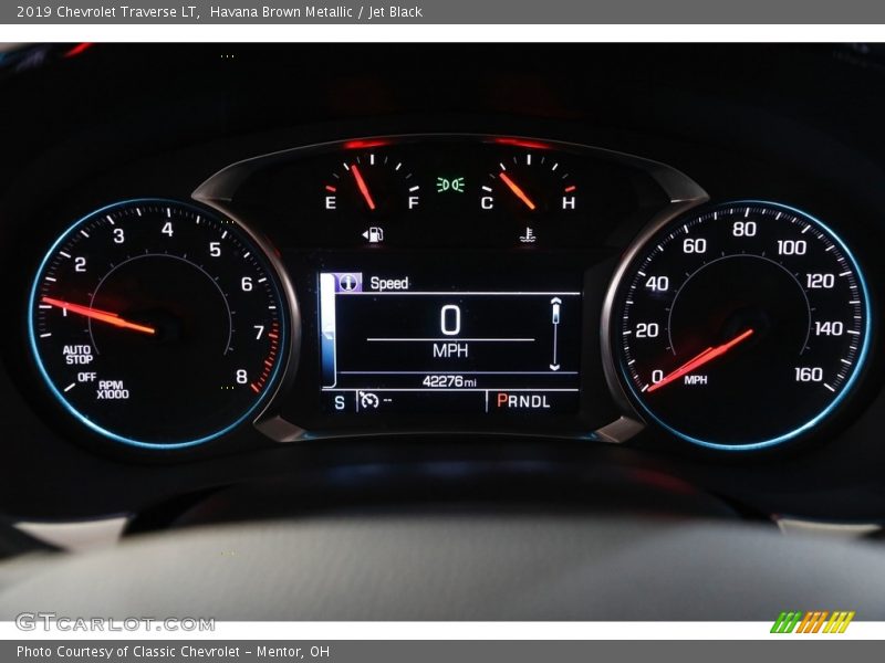Havana Brown Metallic / Jet Black 2019 Chevrolet Traverse LT