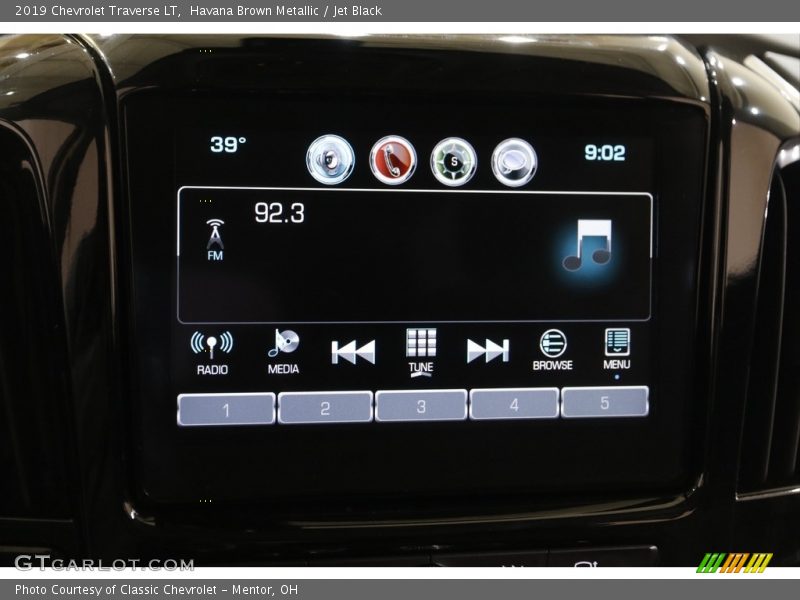 Havana Brown Metallic / Jet Black 2019 Chevrolet Traverse LT