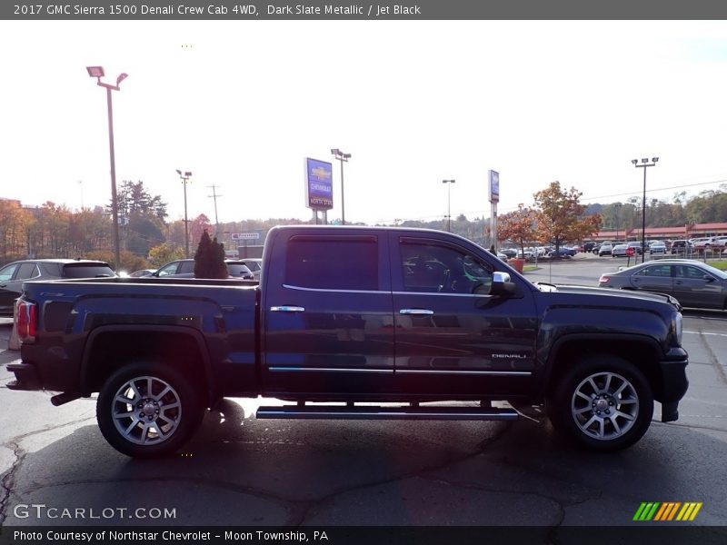 Dark Slate Metallic / Jet Black 2017 GMC Sierra 1500 Denali Crew Cab 4WD