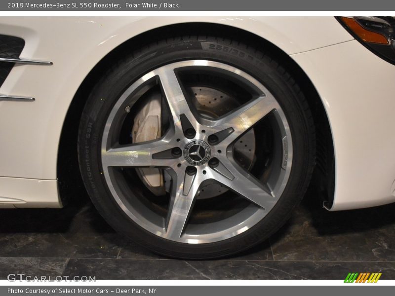 Polar White / Black 2018 Mercedes-Benz SL 550 Roadster