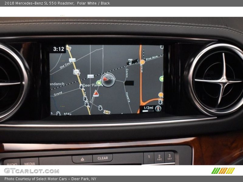Polar White / Black 2018 Mercedes-Benz SL 550 Roadster