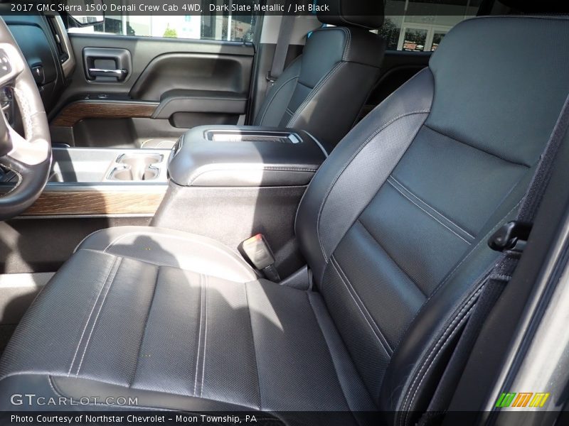 Dark Slate Metallic / Jet Black 2017 GMC Sierra 1500 Denali Crew Cab 4WD