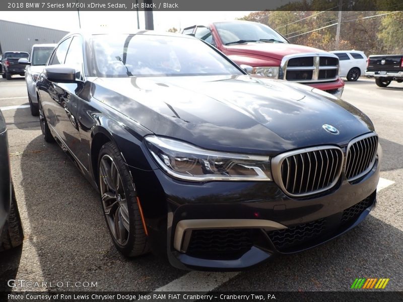 Jet Black / Black 2018 BMW 7 Series M760i xDrive Sedan