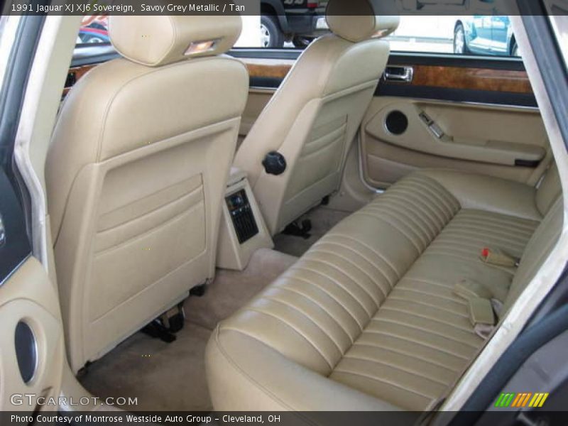 Savoy Grey Metallic / Tan 1991 Jaguar XJ XJ6 Sovereign