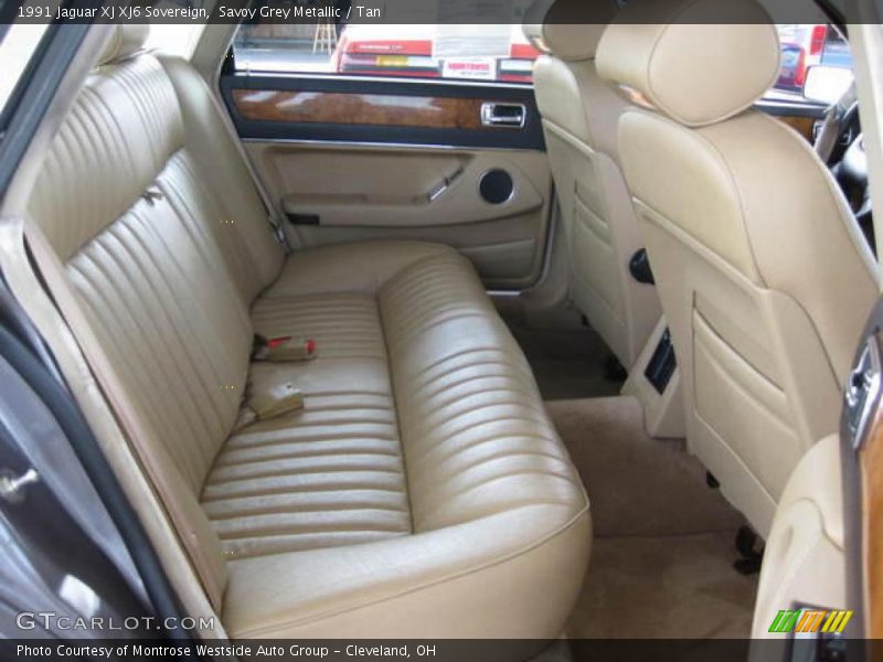 Savoy Grey Metallic / Tan 1991 Jaguar XJ XJ6 Sovereign
