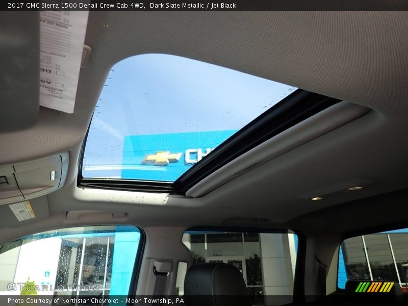 Sunroof of 2017 Sierra 1500 Denali Crew Cab 4WD
