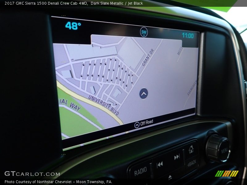 Navigation of 2017 Sierra 1500 Denali Crew Cab 4WD