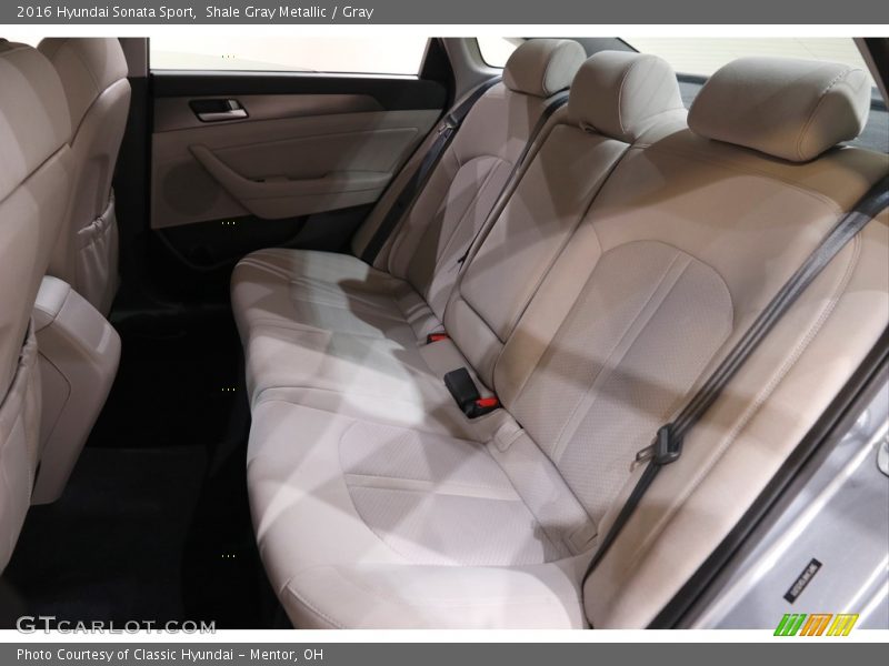 Shale Gray Metallic / Gray 2016 Hyundai Sonata Sport