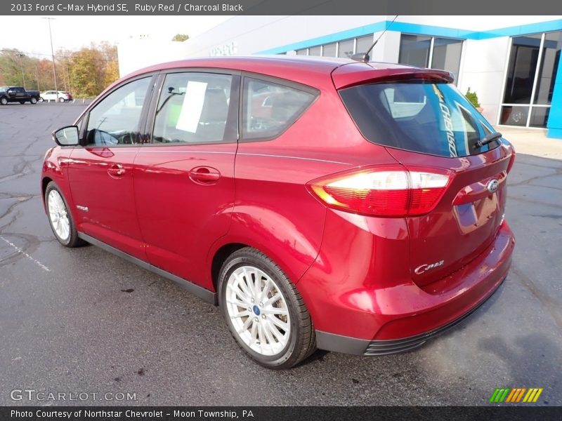 Ruby Red / Charcoal Black 2013 Ford C-Max Hybrid SE
