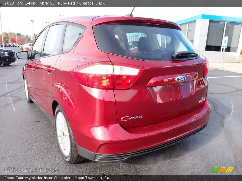 Ruby Red / Charcoal Black 2013 Ford C-Max Hybrid SE