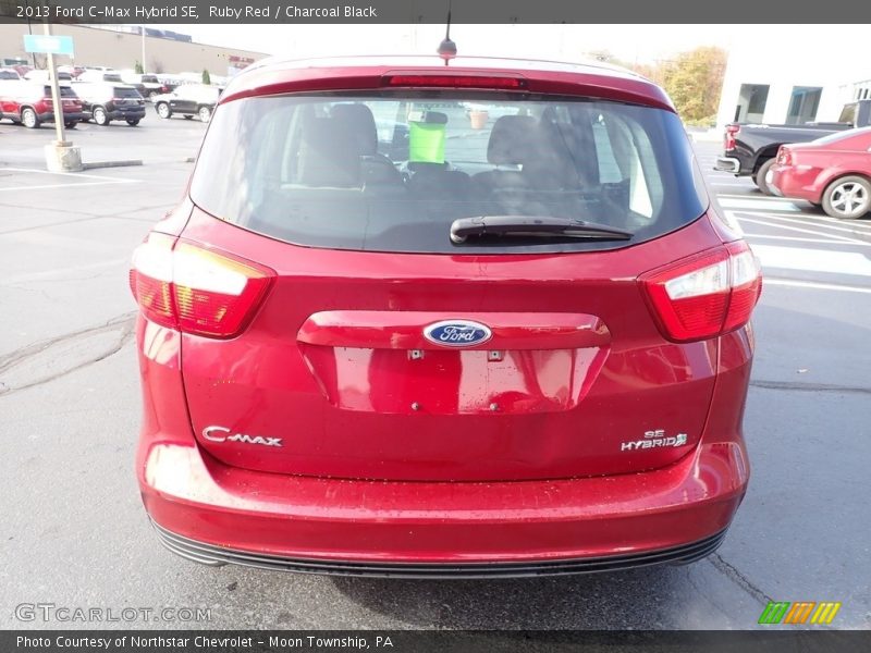 Ruby Red / Charcoal Black 2013 Ford C-Max Hybrid SE