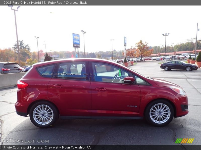 Ruby Red / Charcoal Black 2013 Ford C-Max Hybrid SE