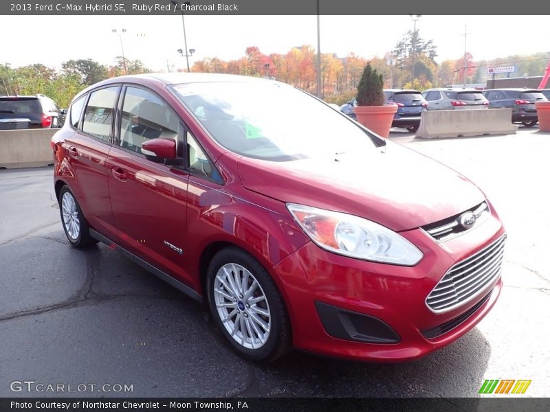 Ruby Red / Charcoal Black 2013 Ford C-Max Hybrid SE