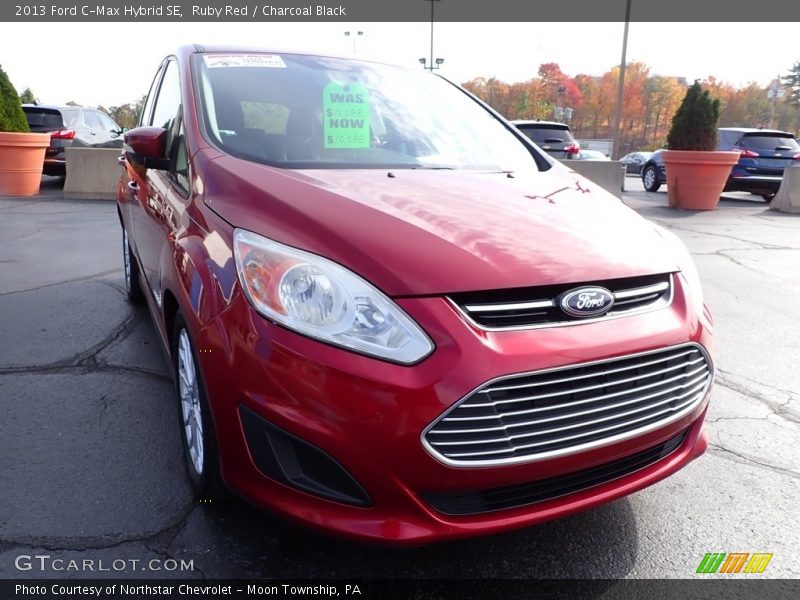 Ruby Red / Charcoal Black 2013 Ford C-Max Hybrid SE