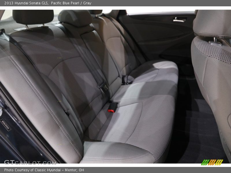 Pacific Blue Pearl / Gray 2013 Hyundai Sonata GLS