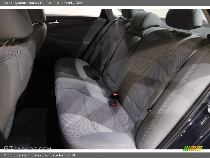 Pacific Blue Pearl / Gray 2013 Hyundai Sonata GLS