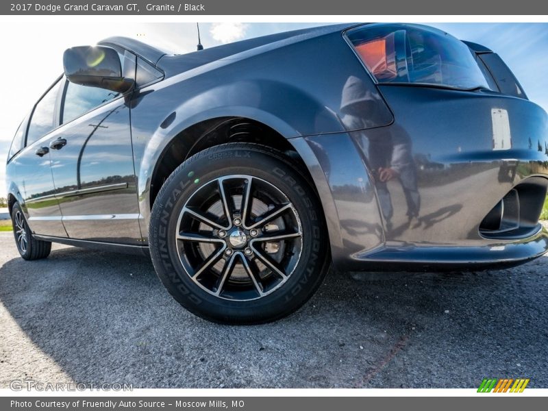 Granite / Black 2017 Dodge Grand Caravan GT
