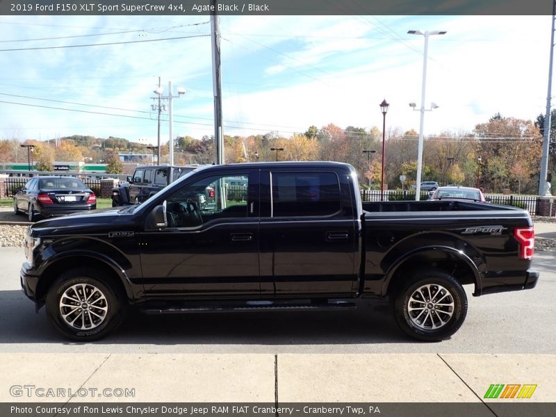 Agate Black / Black 2019 Ford F150 XLT Sport SuperCrew 4x4