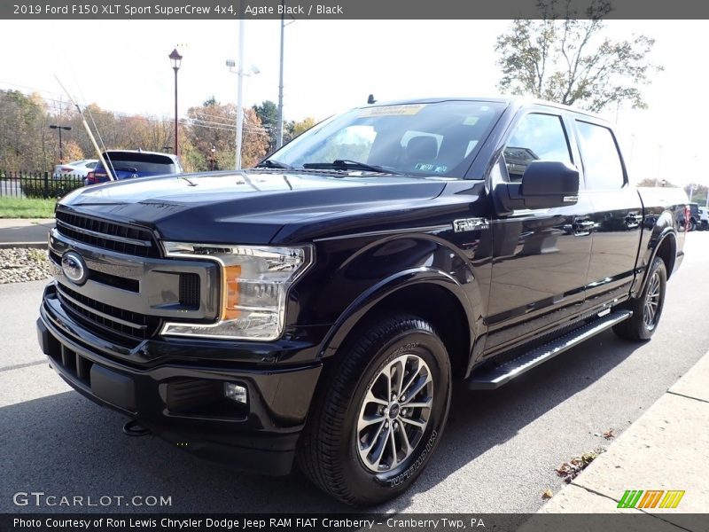 Agate Black / Black 2019 Ford F150 XLT Sport SuperCrew 4x4