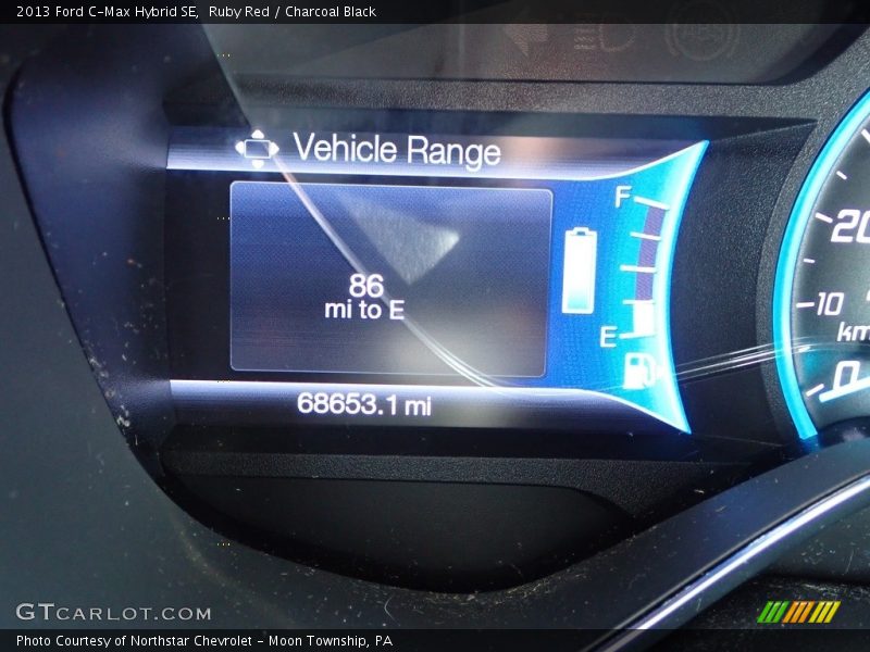 Ruby Red / Charcoal Black 2013 Ford C-Max Hybrid SE