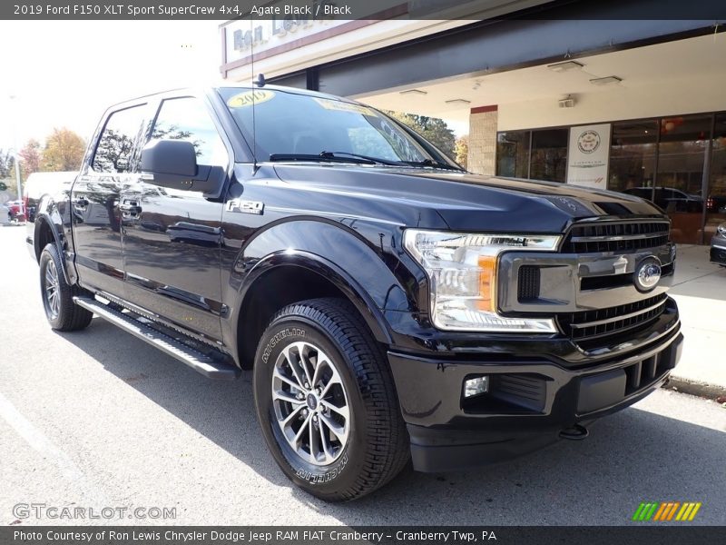 Agate Black / Black 2019 Ford F150 XLT Sport SuperCrew 4x4