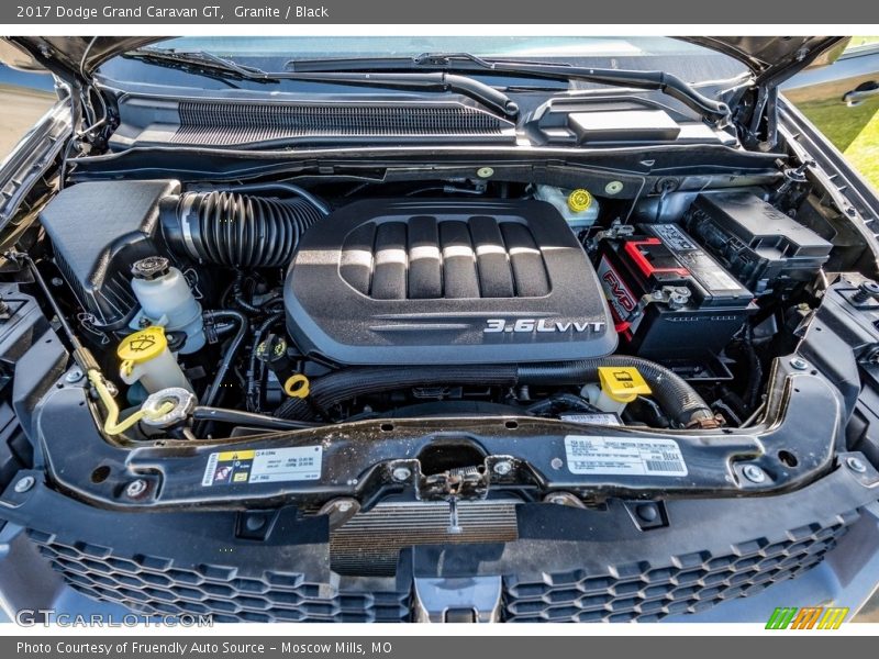 Granite / Black 2017 Dodge Grand Caravan GT