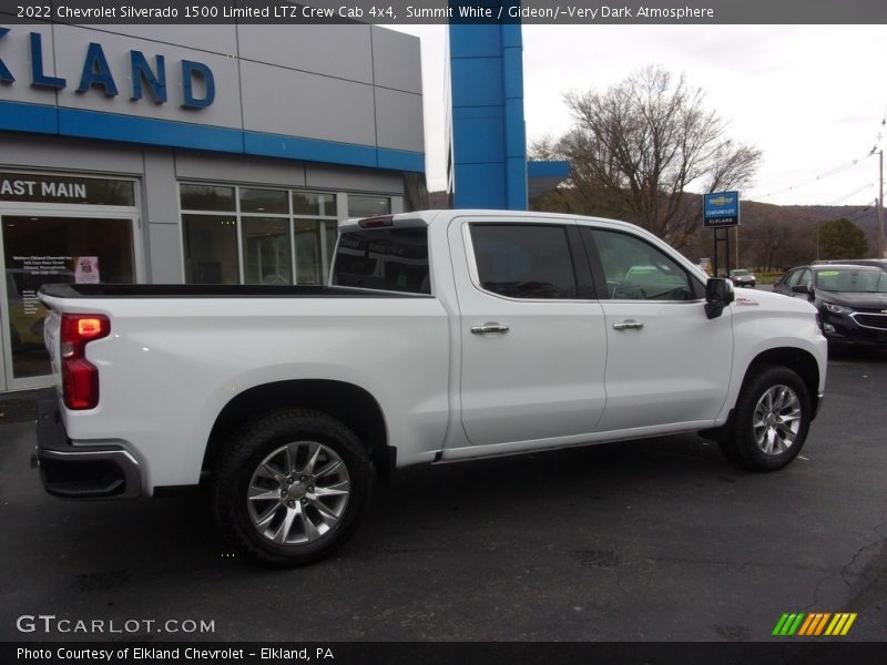 Summit White / Gideon/­Very Dark Atmosphere 2022 Chevrolet Silverado 1500 Limited LTZ Crew Cab 4x4