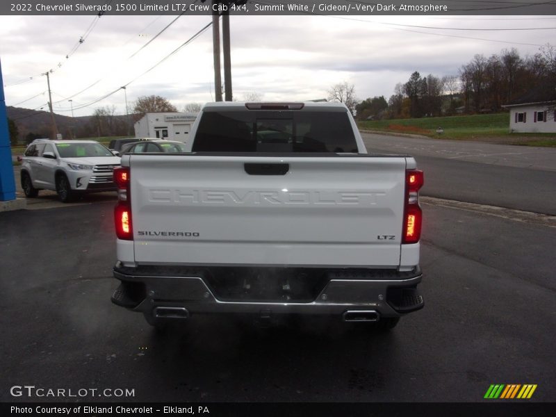 Summit White / Gideon/­Very Dark Atmosphere 2022 Chevrolet Silverado 1500 Limited LTZ Crew Cab 4x4