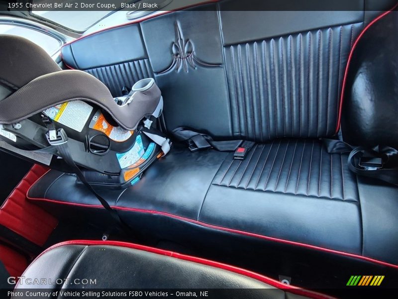 Black / Black 1955 Chevrolet Bel Air 2 Door Coupe