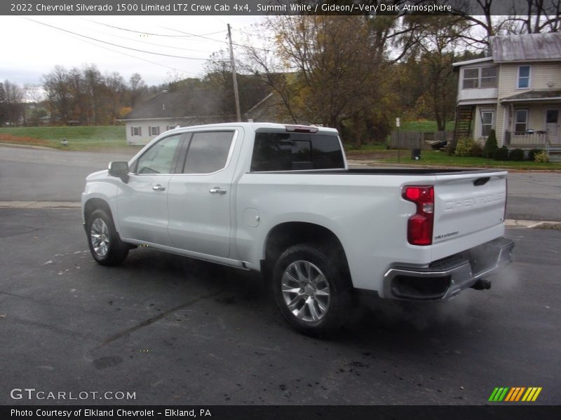 Summit White / Gideon/­Very Dark Atmosphere 2022 Chevrolet Silverado 1500 Limited LTZ Crew Cab 4x4