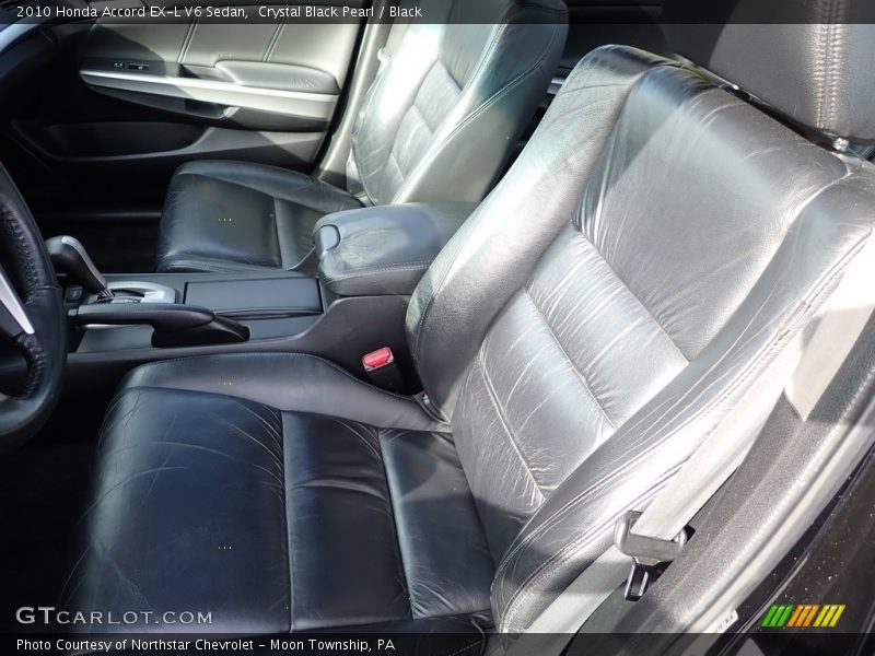 Crystal Black Pearl / Black 2010 Honda Accord EX-L V6 Sedan