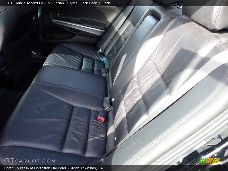 Crystal Black Pearl / Black 2010 Honda Accord EX-L V6 Sedan